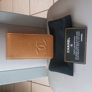 Authentic Chanel Caviar -iPhone 4 case wallet